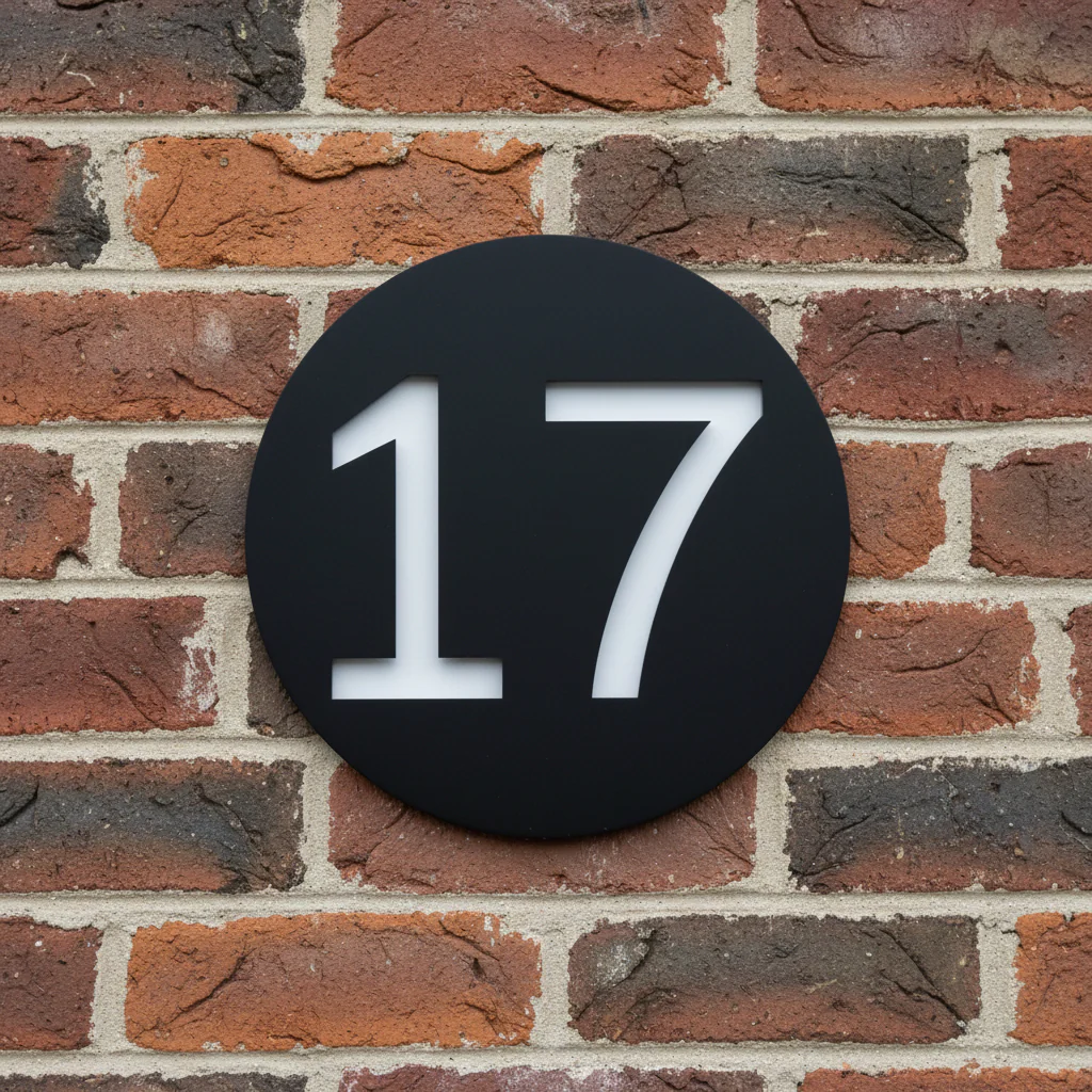Sardinia - Round Acrylic House Sign - Image 3