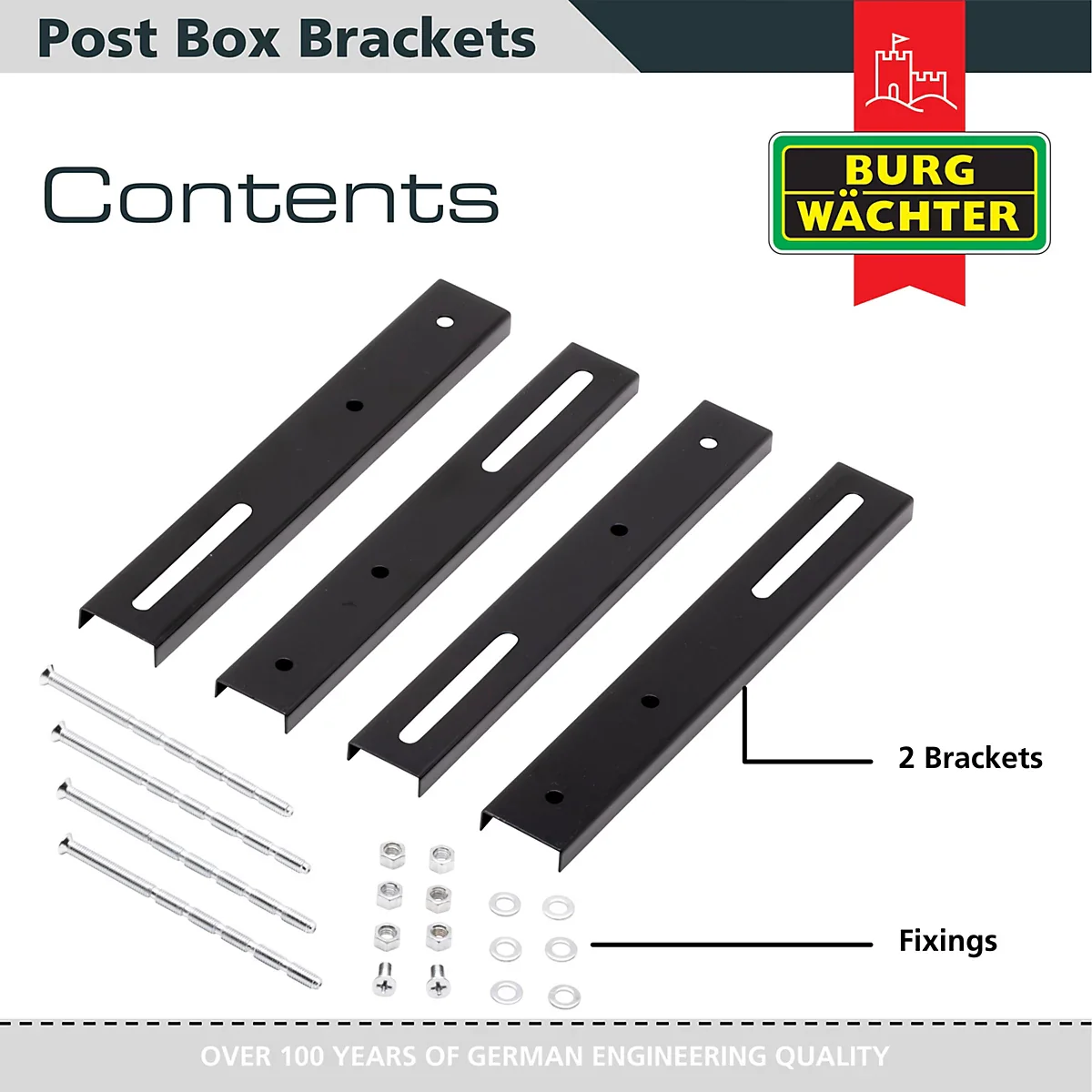 Adjustable Post Box Gate & Railing Mounting Bracket Kit - Image 5