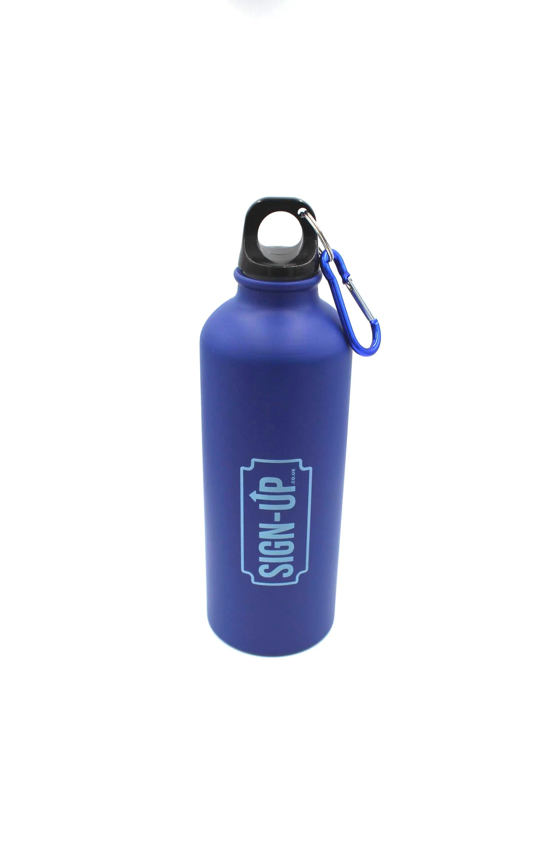 Custom Engraved Logo 540 ml Matt Aluminium Logo Bottle with Carabiner - Image 12