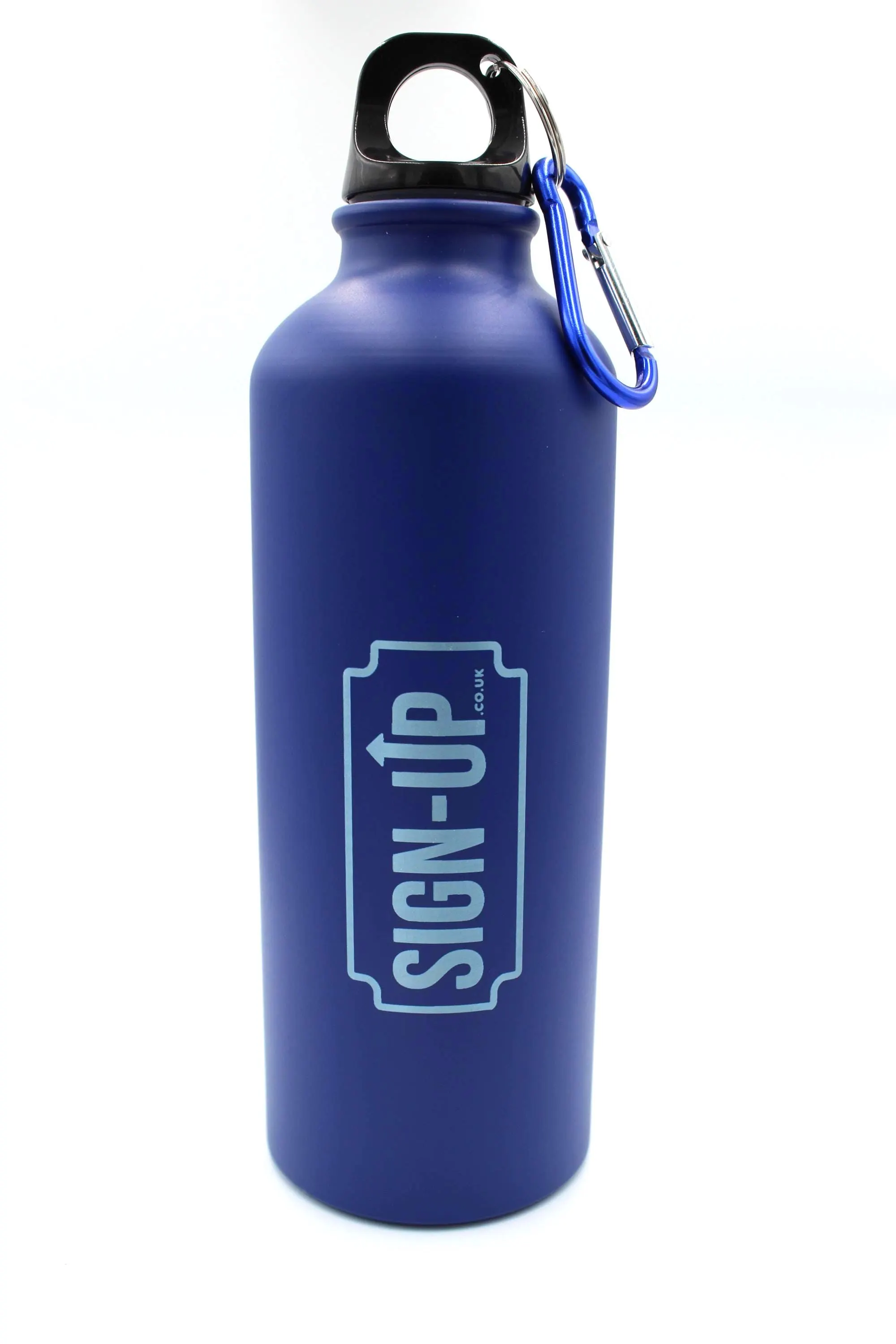 Custom Engraved Logo 540 ml Matt Aluminium Logo Bottle with Carabiner - Image 14