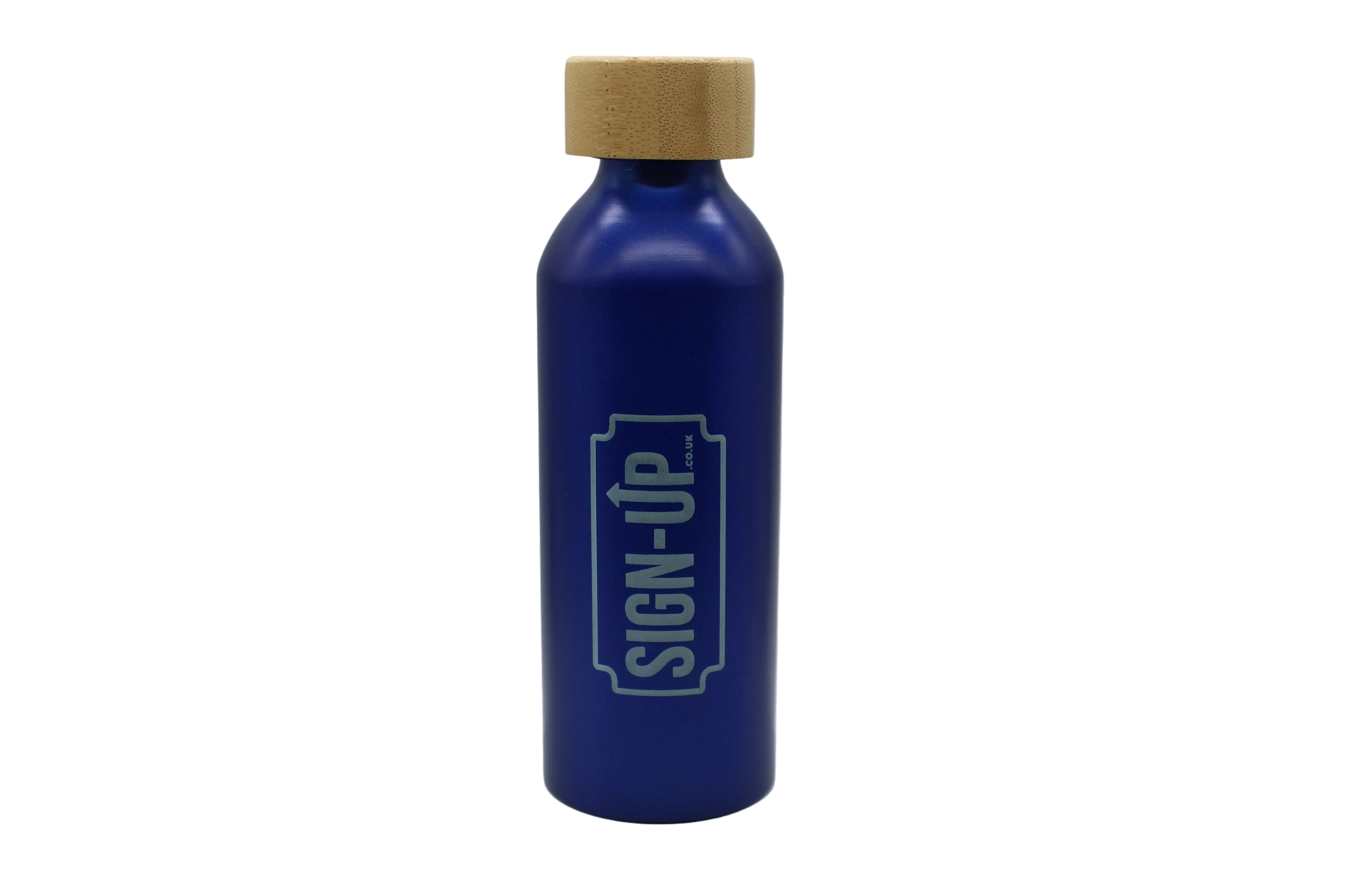 Custom Engraved 550 ml Aluminium Bottle with Bamboo Lid - Image 4
