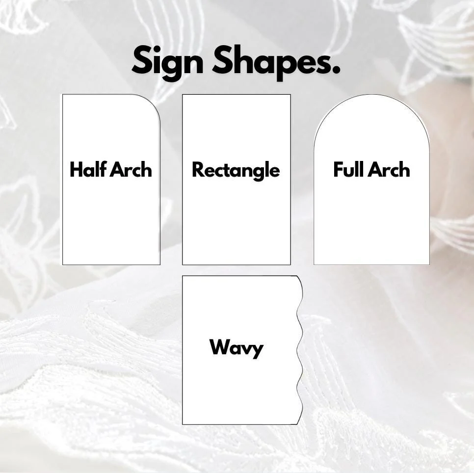 Custom Laser Cut Blank 3mm Acrylic Sign - Image 3