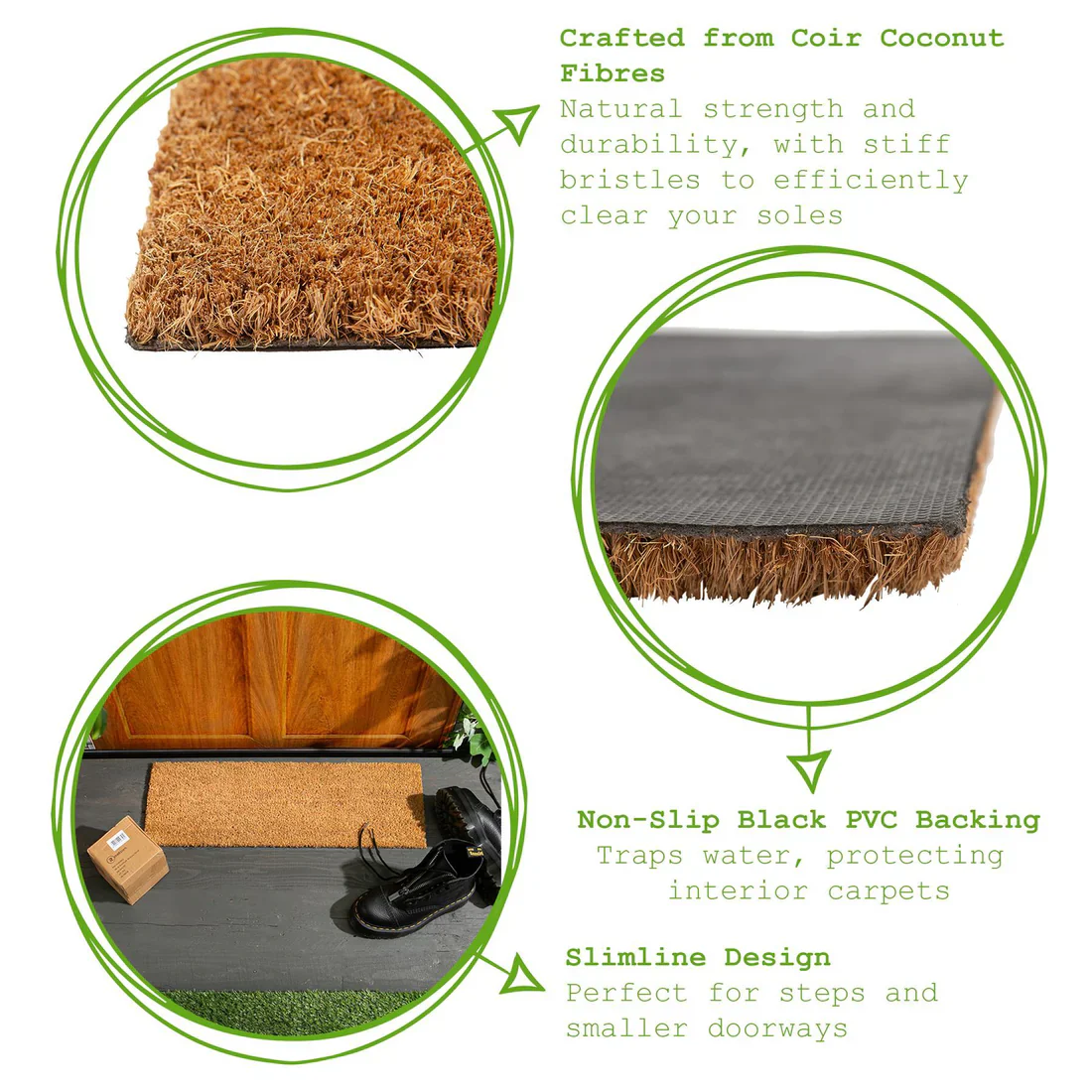 Design 3- Narrow - Personalised Coir Doormat - Image 4