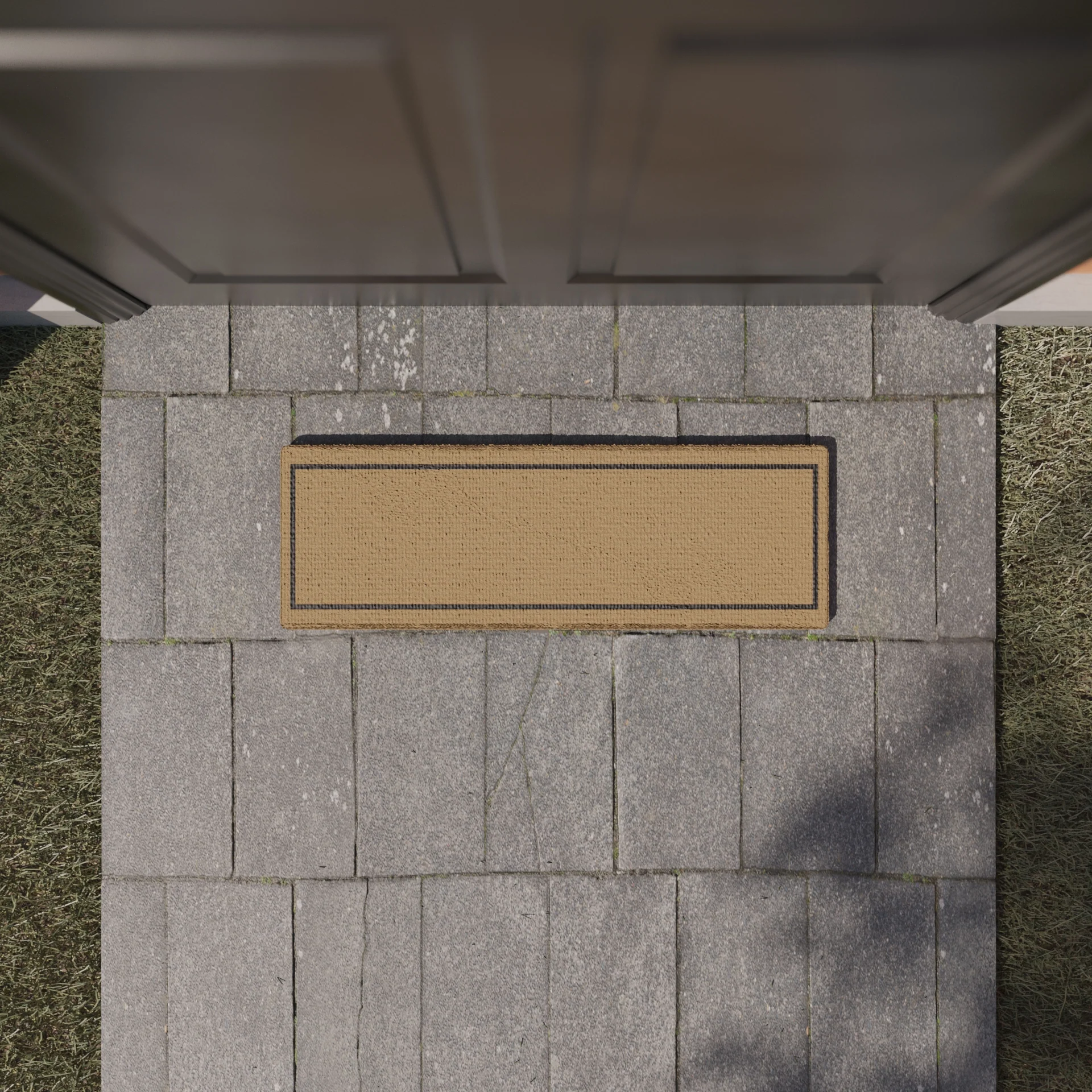Design 2 - Narrow - Personalised Coir Doormat - Image 3