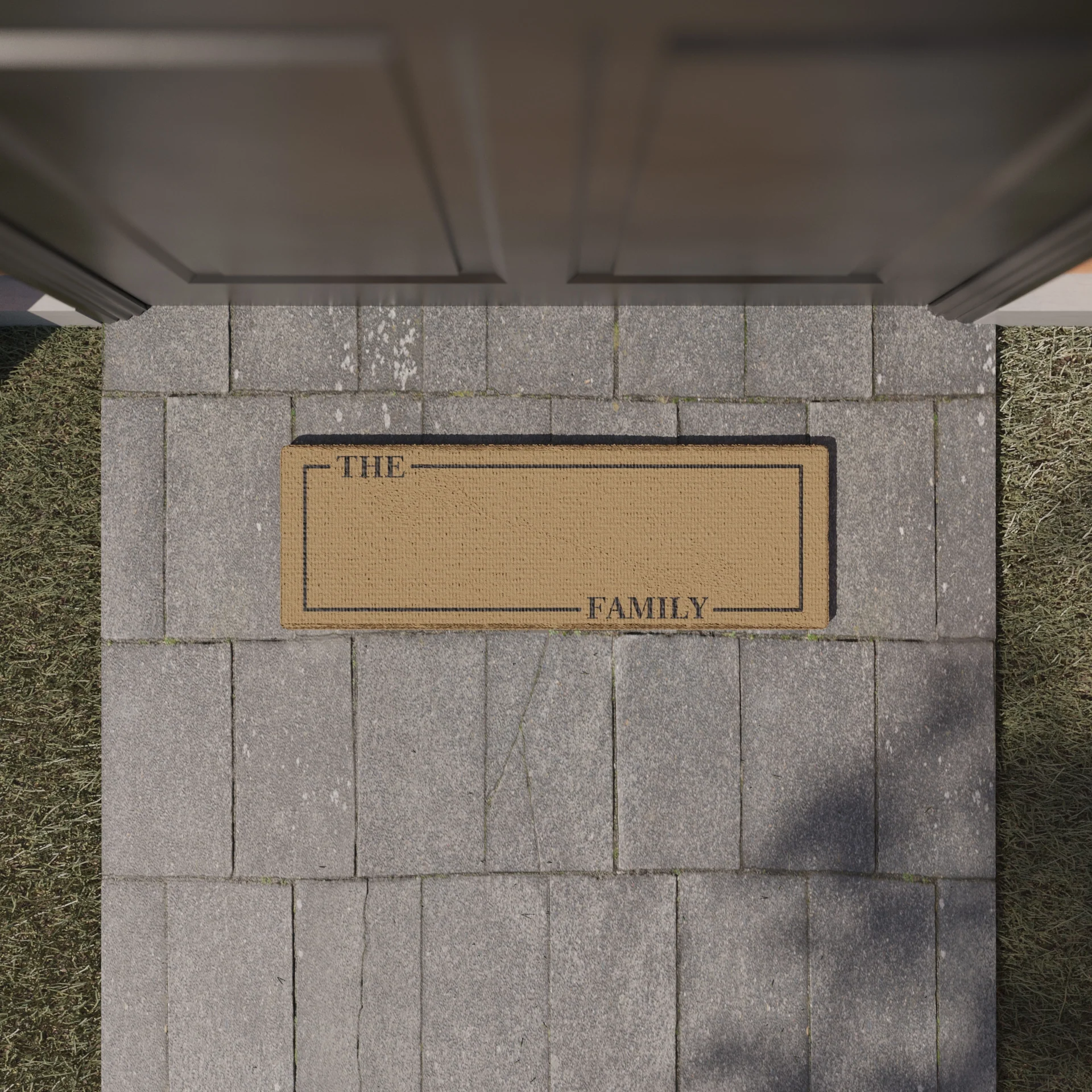 Design 3- Narrow - Personalised Coir Doormat - Image 3