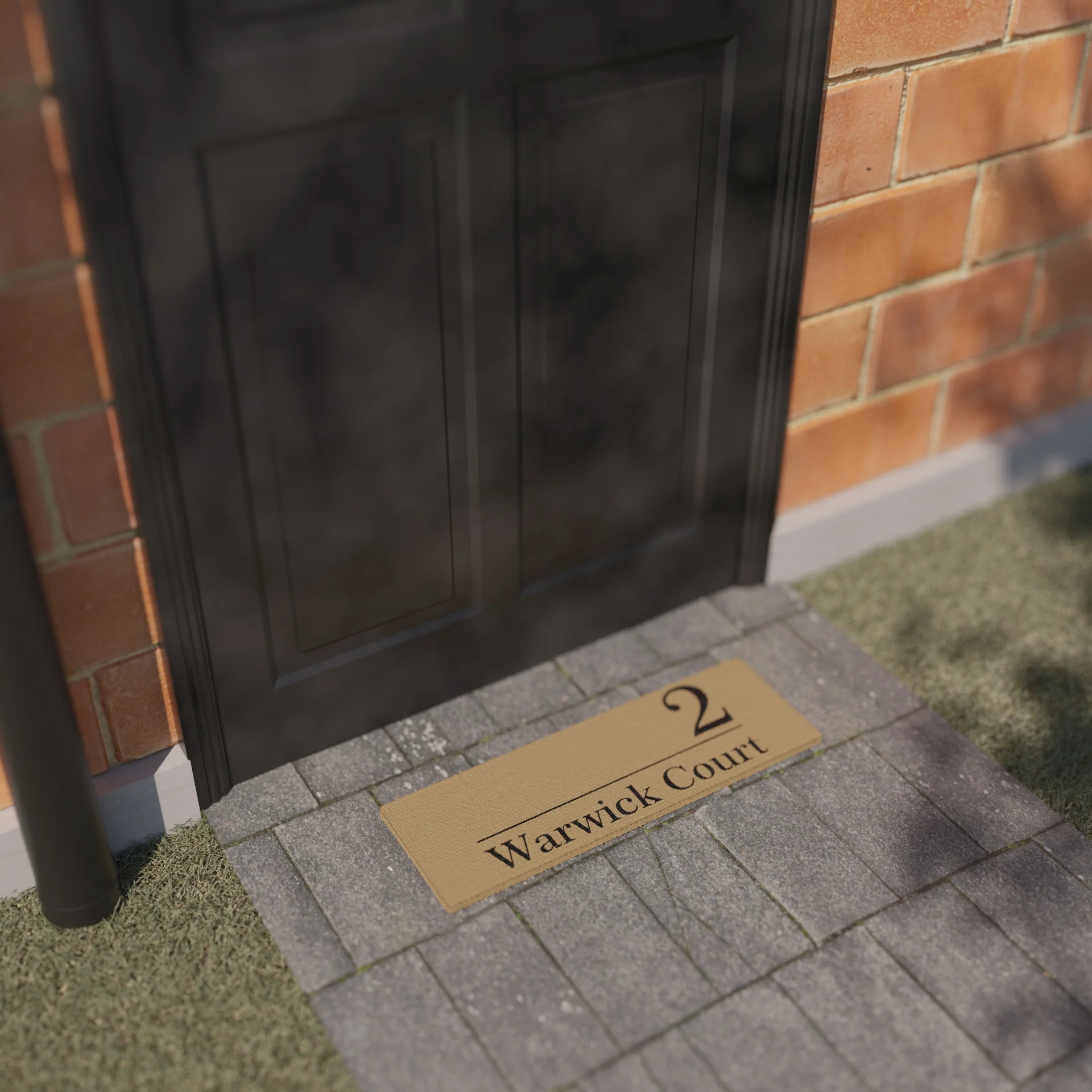 Design 7 - Narrow - Personalised Coir Doormat - Image 3