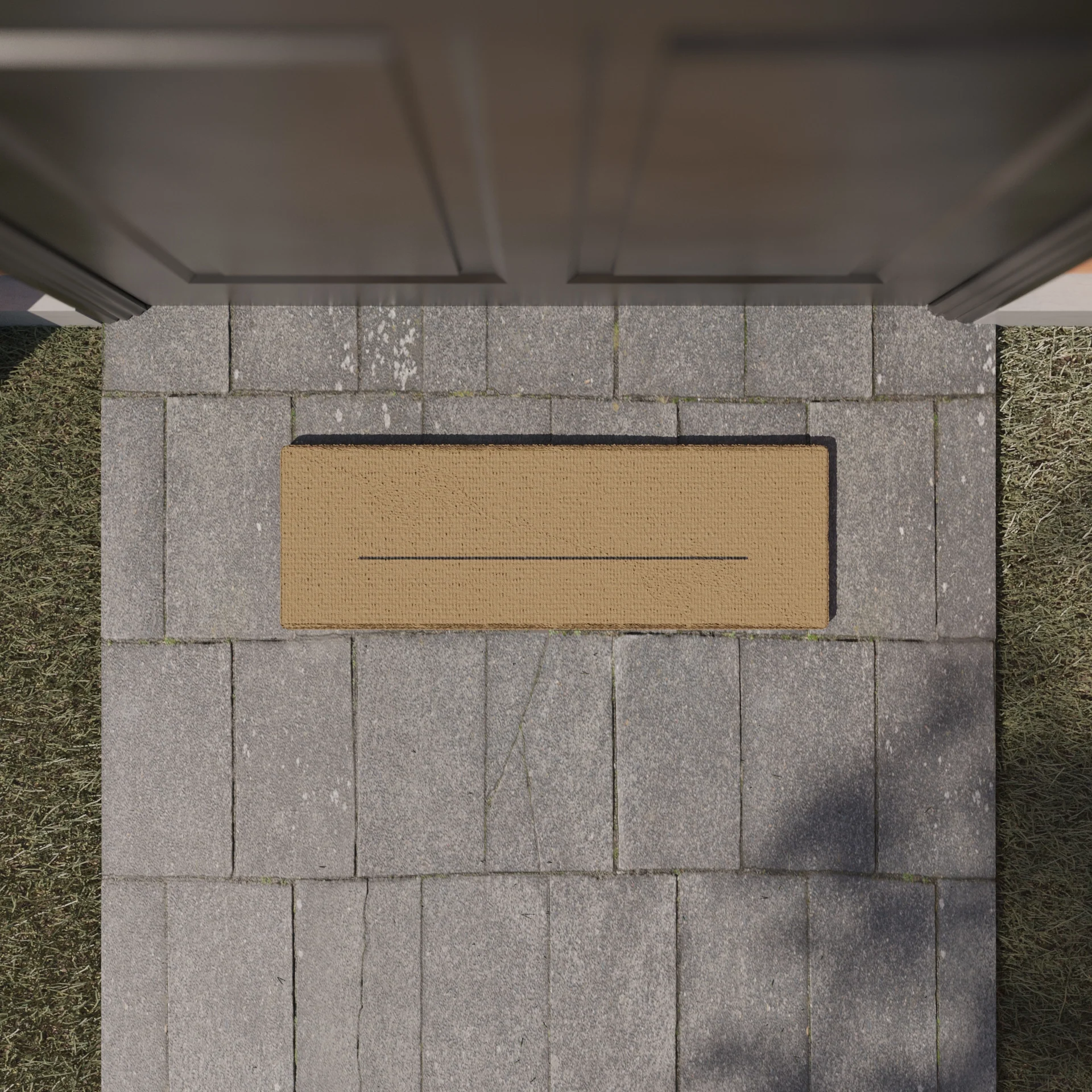 Design 7 - Narrow - Personalised Coir Doormat - Image 4