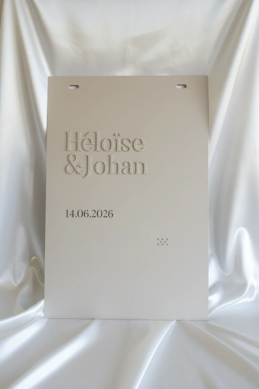 Floral Welcome Sign – Personalised Acrylic Wedding Welcome Sign (Copy) - Image 2
