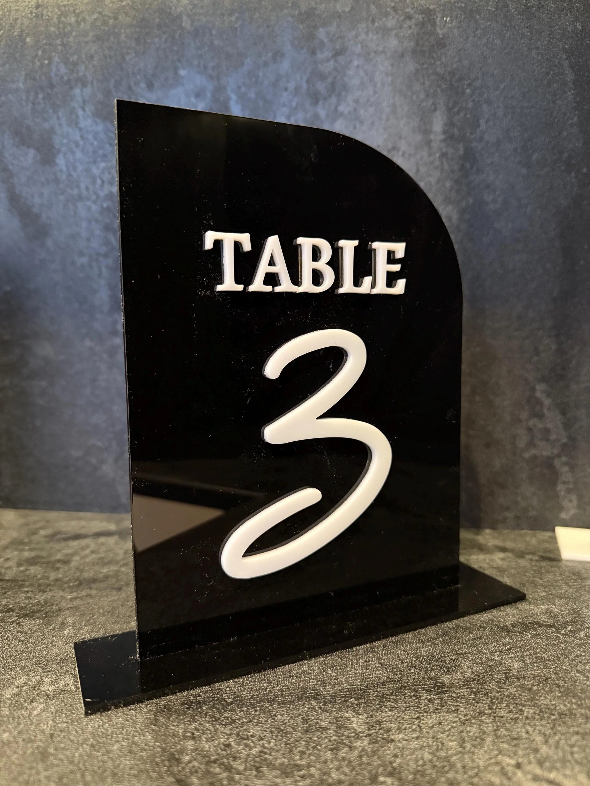 3D Acrylic Wedding table names - Image 6