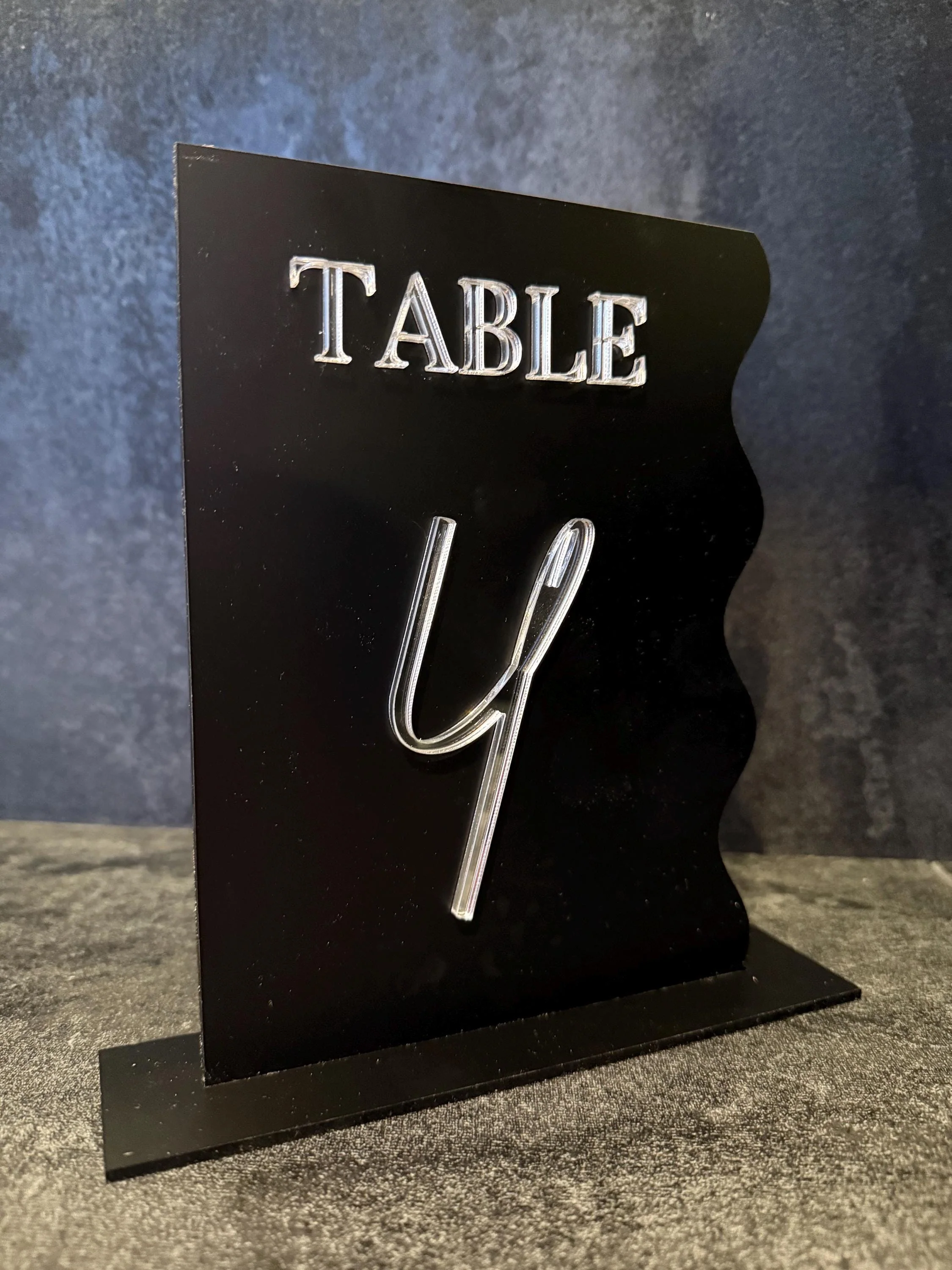3D Acrylic Wedding table names - Image 7