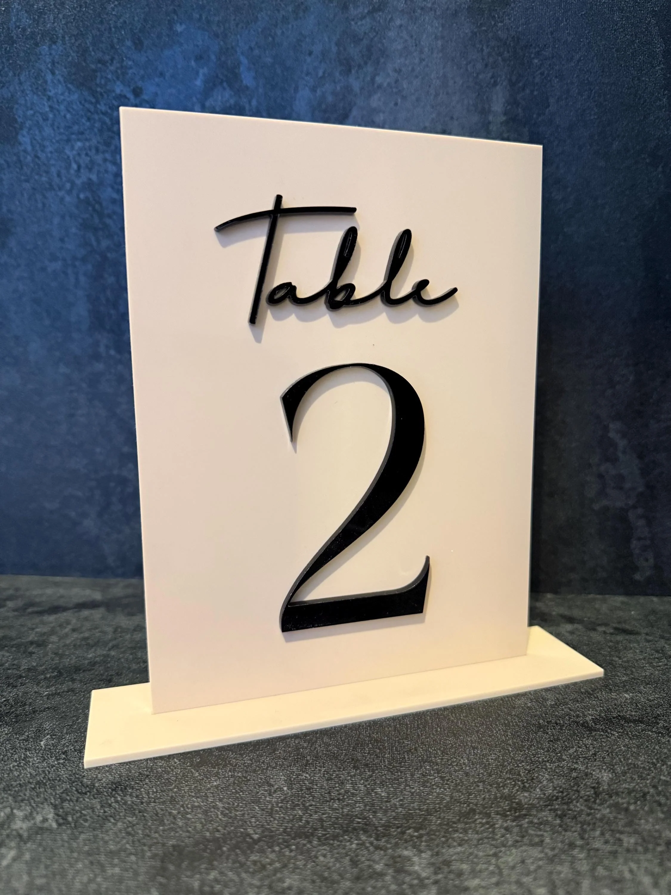 3D Acrylic Wedding table names - Image 8