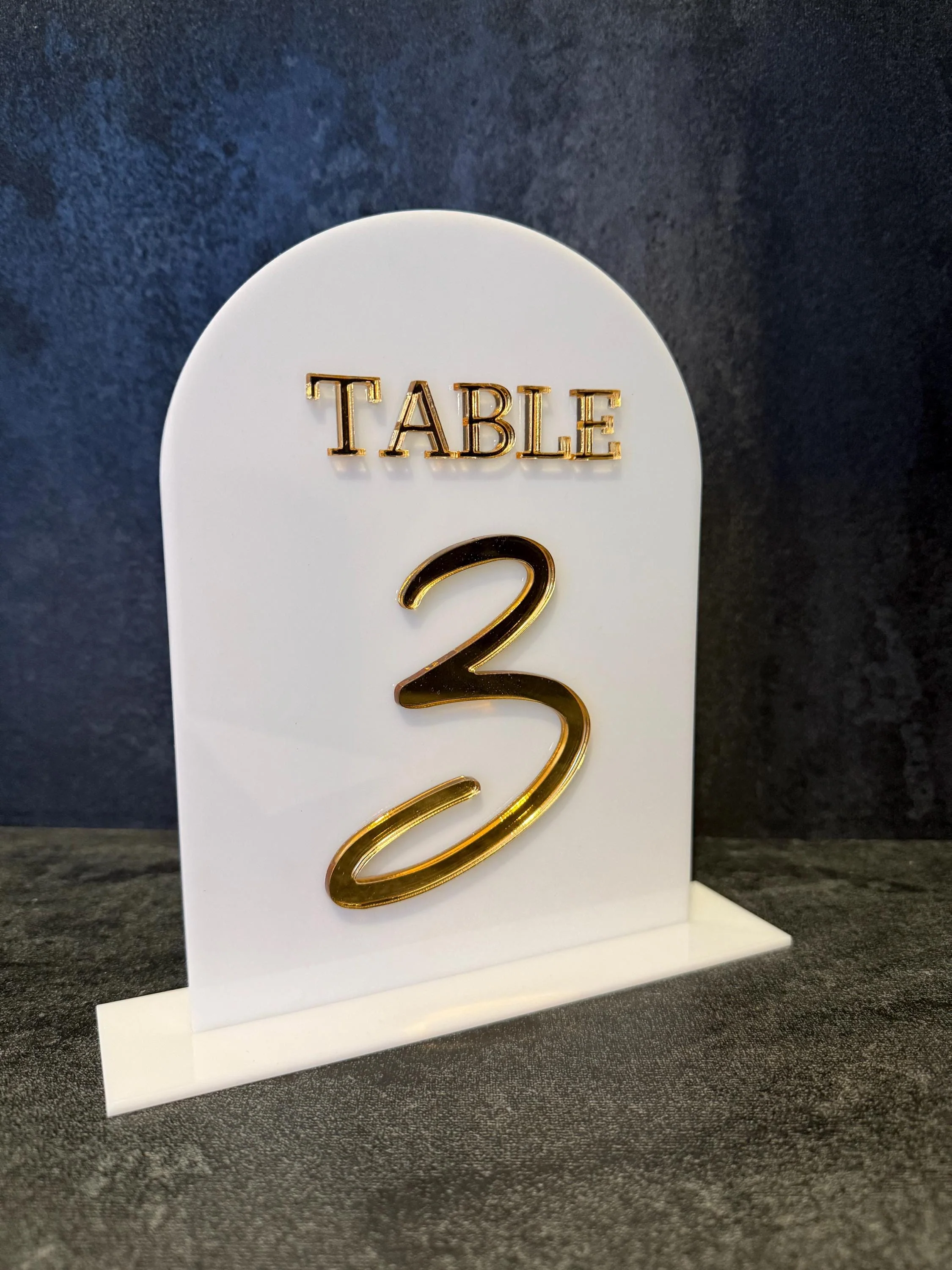 3D Acrylic Wedding table names - Image 9