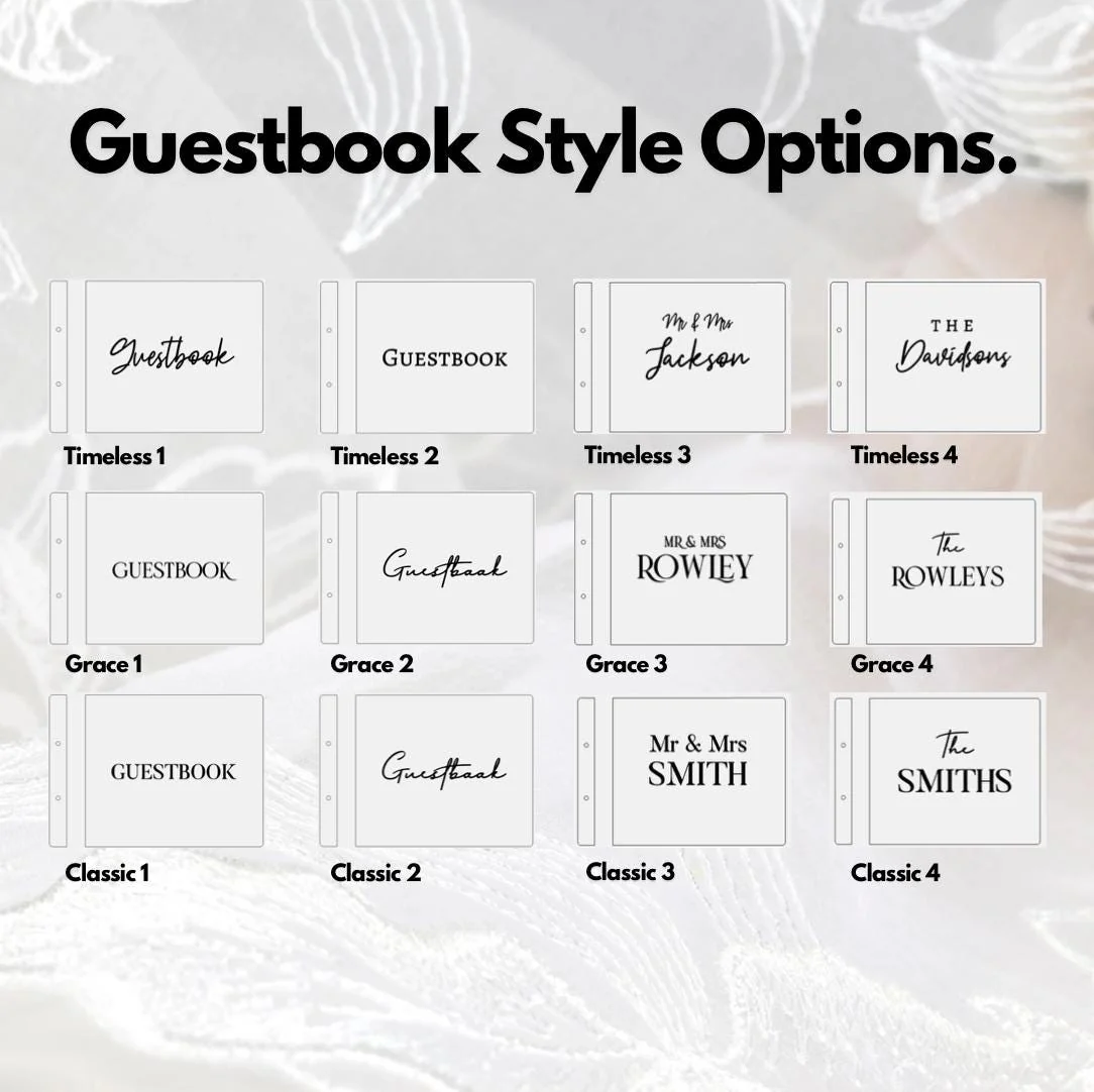Guestbook & Welcome Sign Package, Pen Included - Image 5