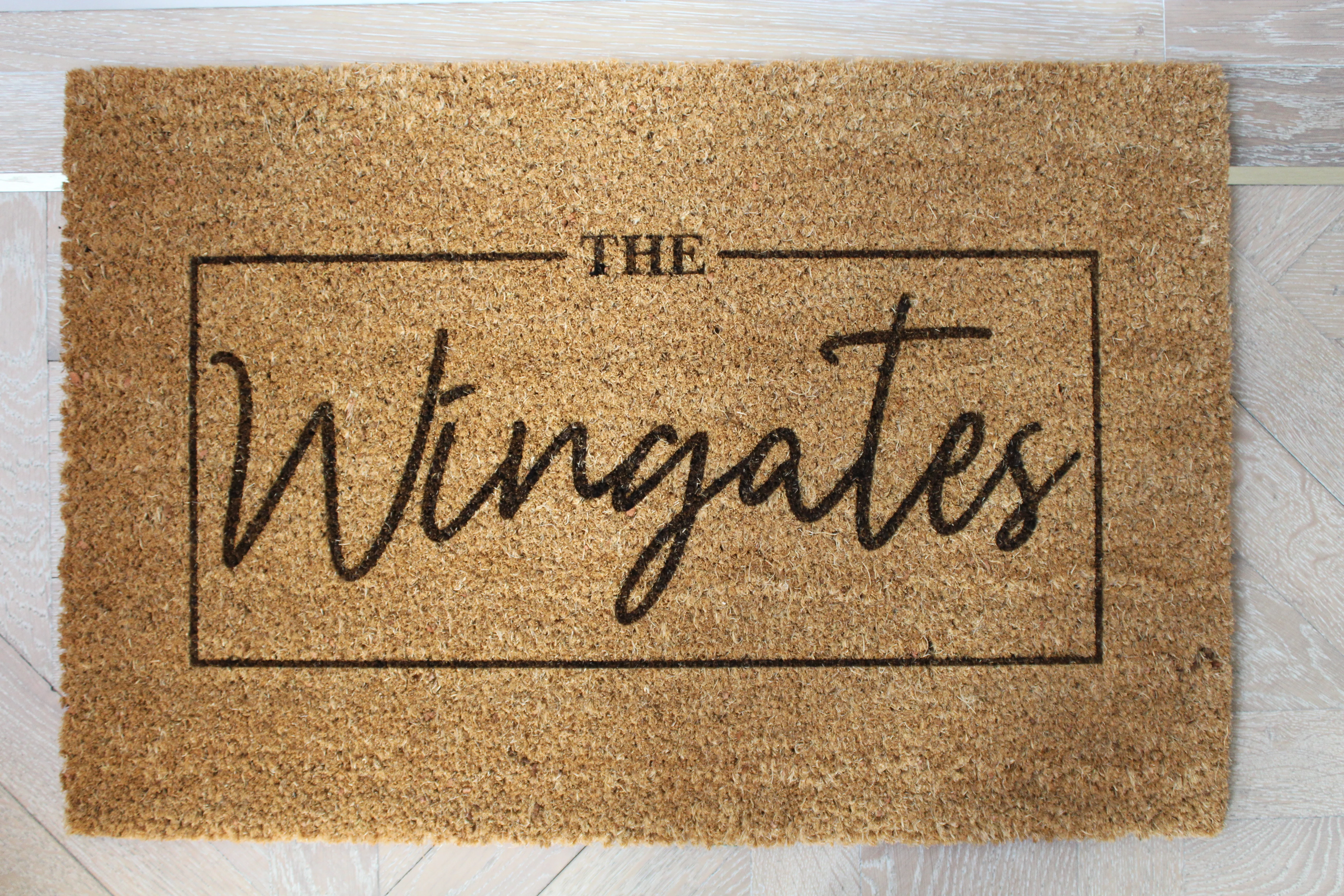 Design 5 - Personalised Coir Doormat