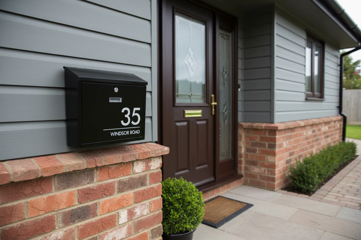 Personalised Engraved Letterbox Design 4 - Image 8