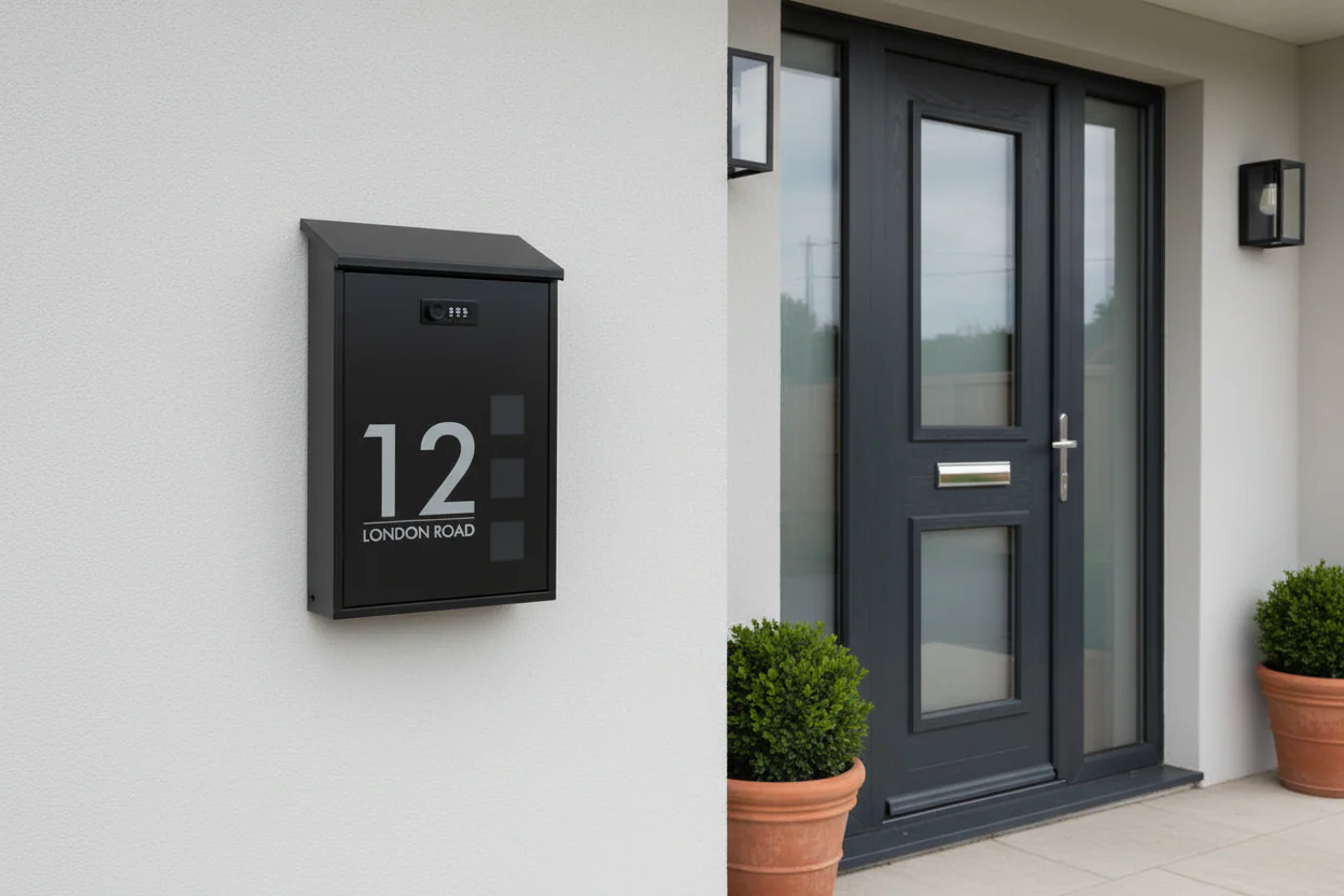 Personalised Engraved Letterbox Design 5 - Image 13