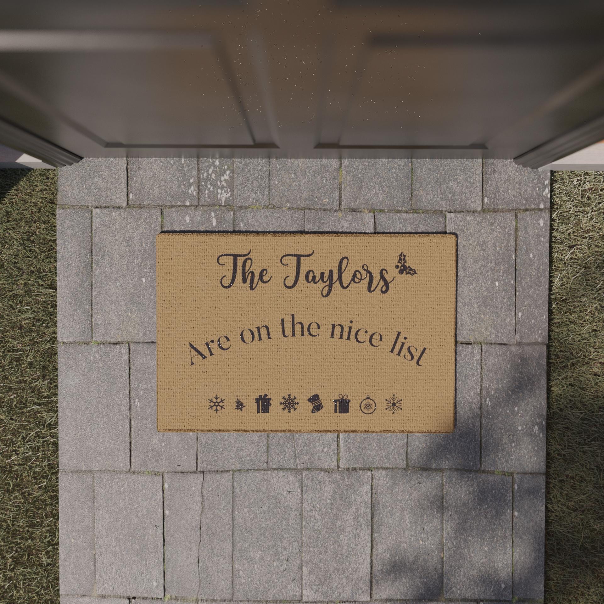 Personalised Xmas Doormat - Image 5
