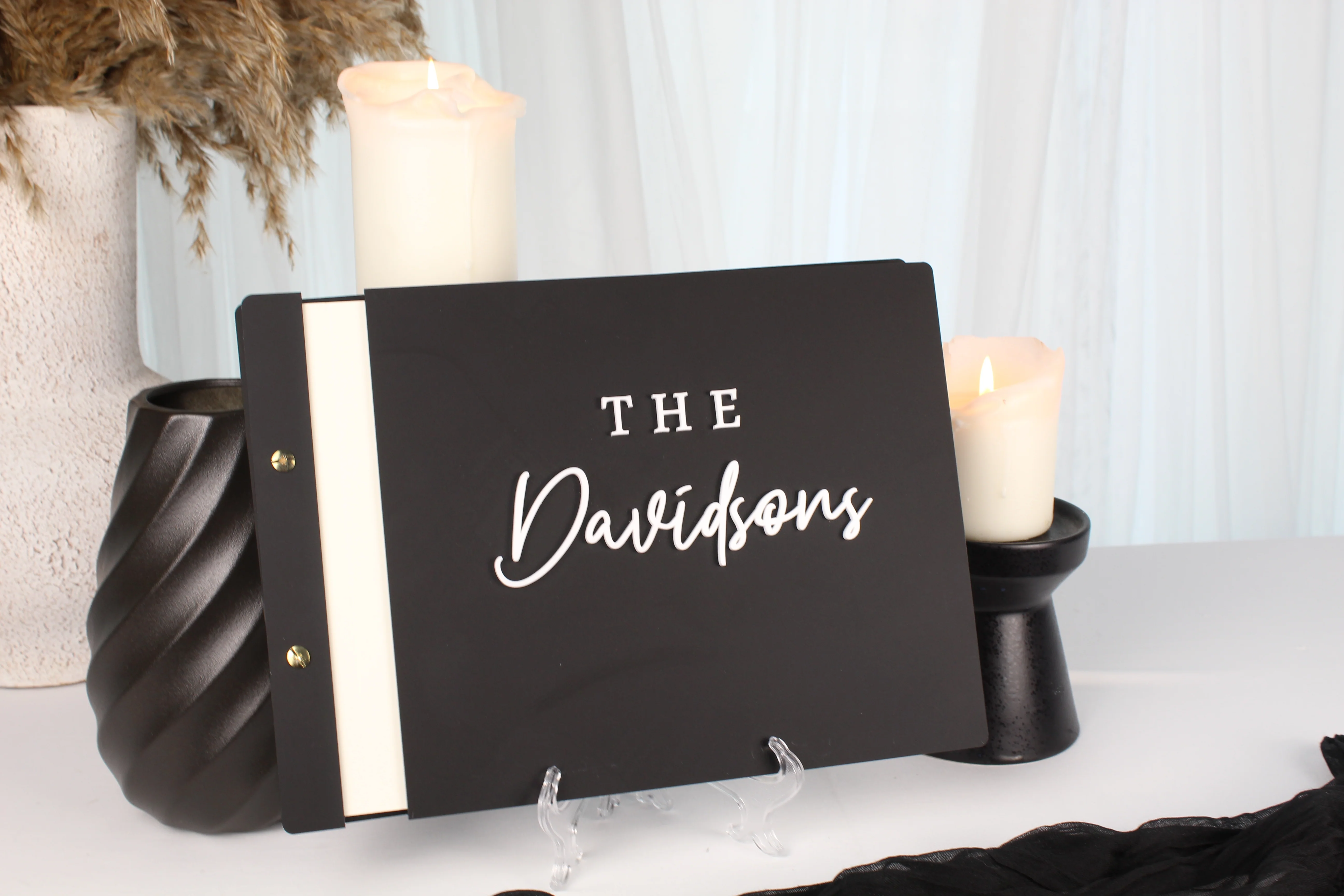 Signing Station Package: Wedding Guestbook With Sign & Pen - Image 6