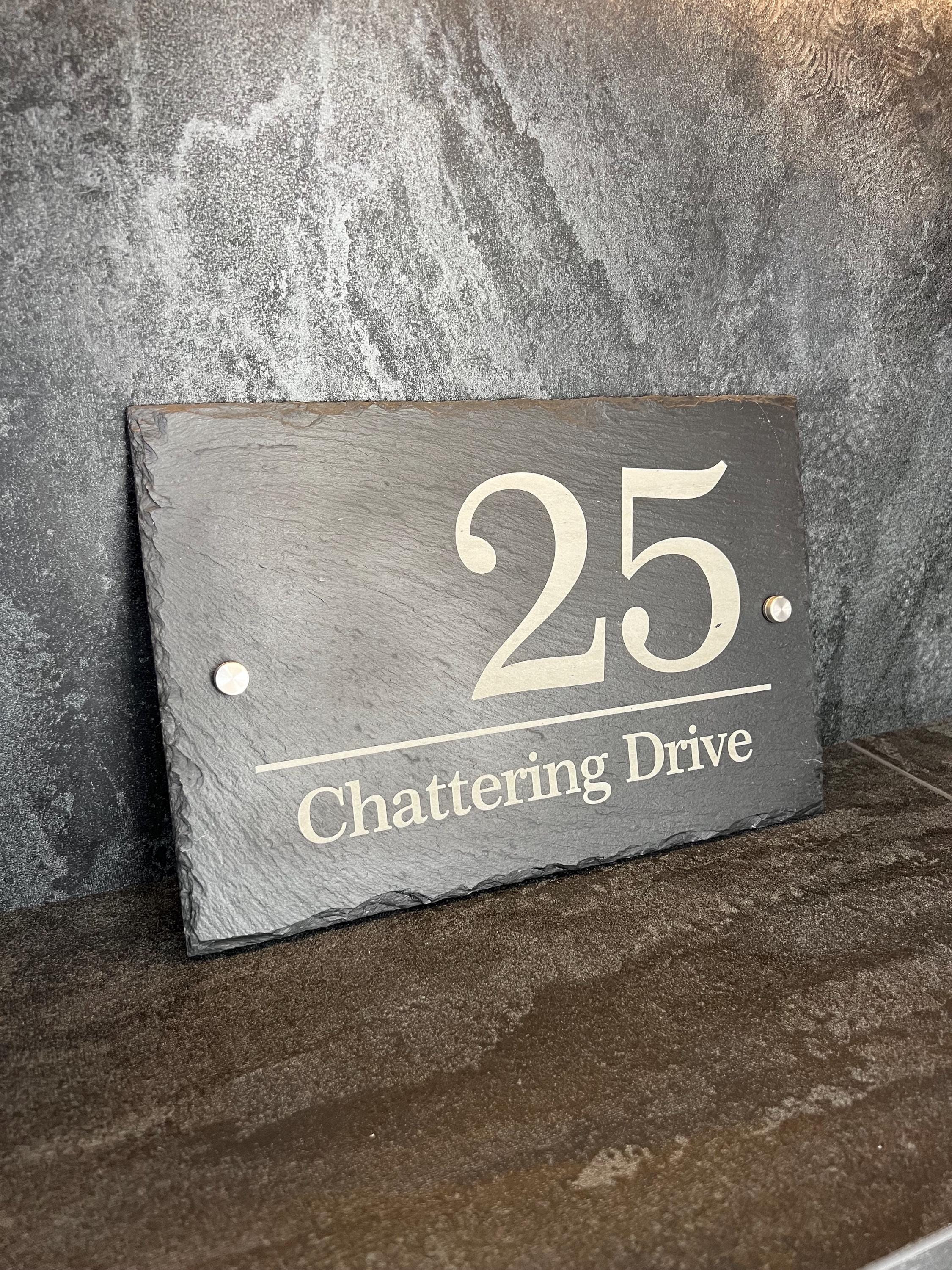 Slate Engraved House Sign - Windermere - Custom Slate - Image 7
