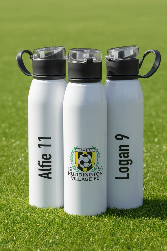 Sports Team Branded Printed 650 ml Aluminium Bottle with Lid - Image 10