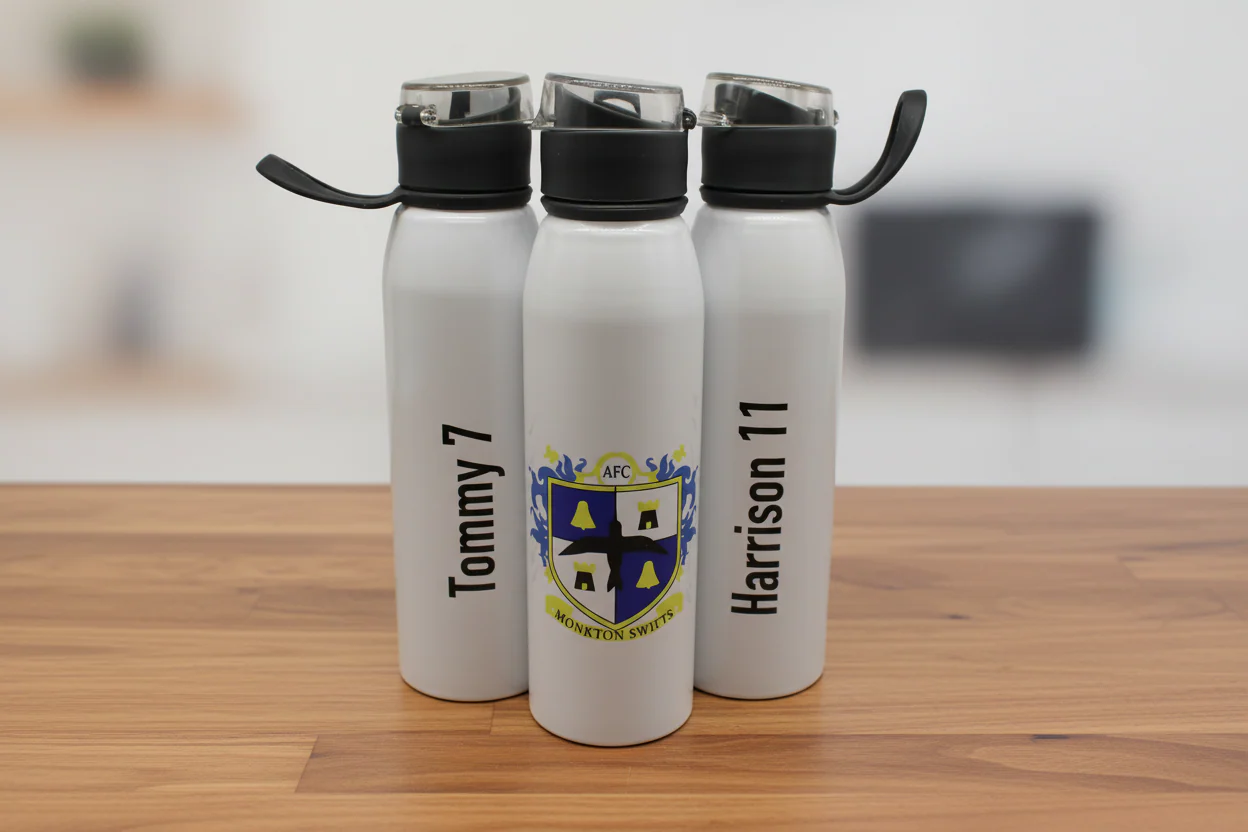 Branded Printed 650 ml Aluminium Bottle with Lid - Image 8