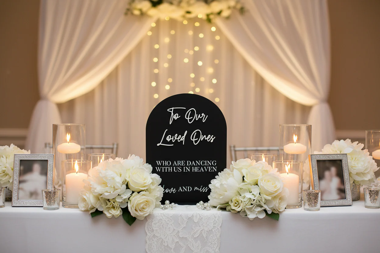 Wedding Memorial Sign – To Our Loved Ones - Image 3