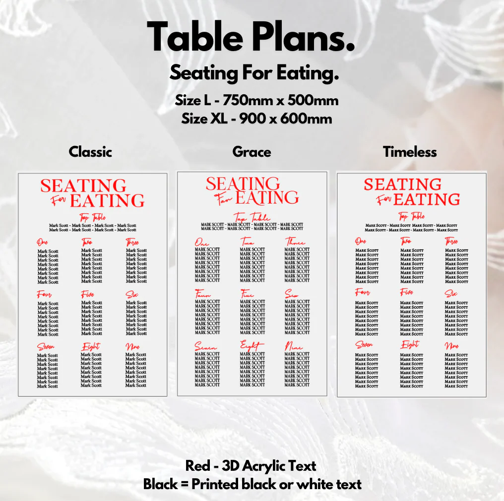 Wedding Seating Plan - Seating For Eating - Image 3